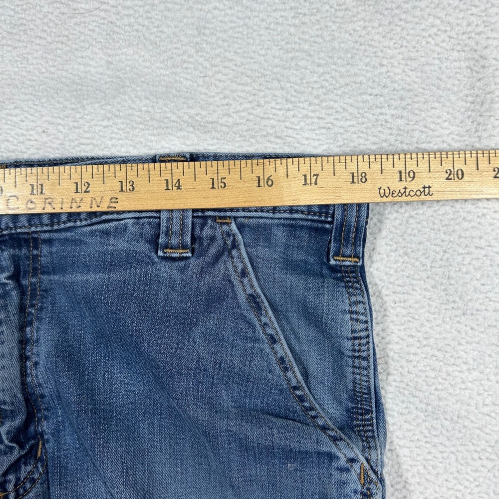 Carhartt Carpenter Jeans Mens 36x32 Blue Relaxed Fit Utility Denim Work Pants - Picture 8 of 9
